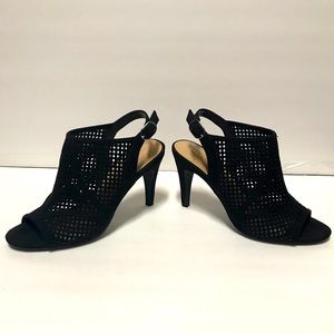 Mesh style Peeptoe Pumps